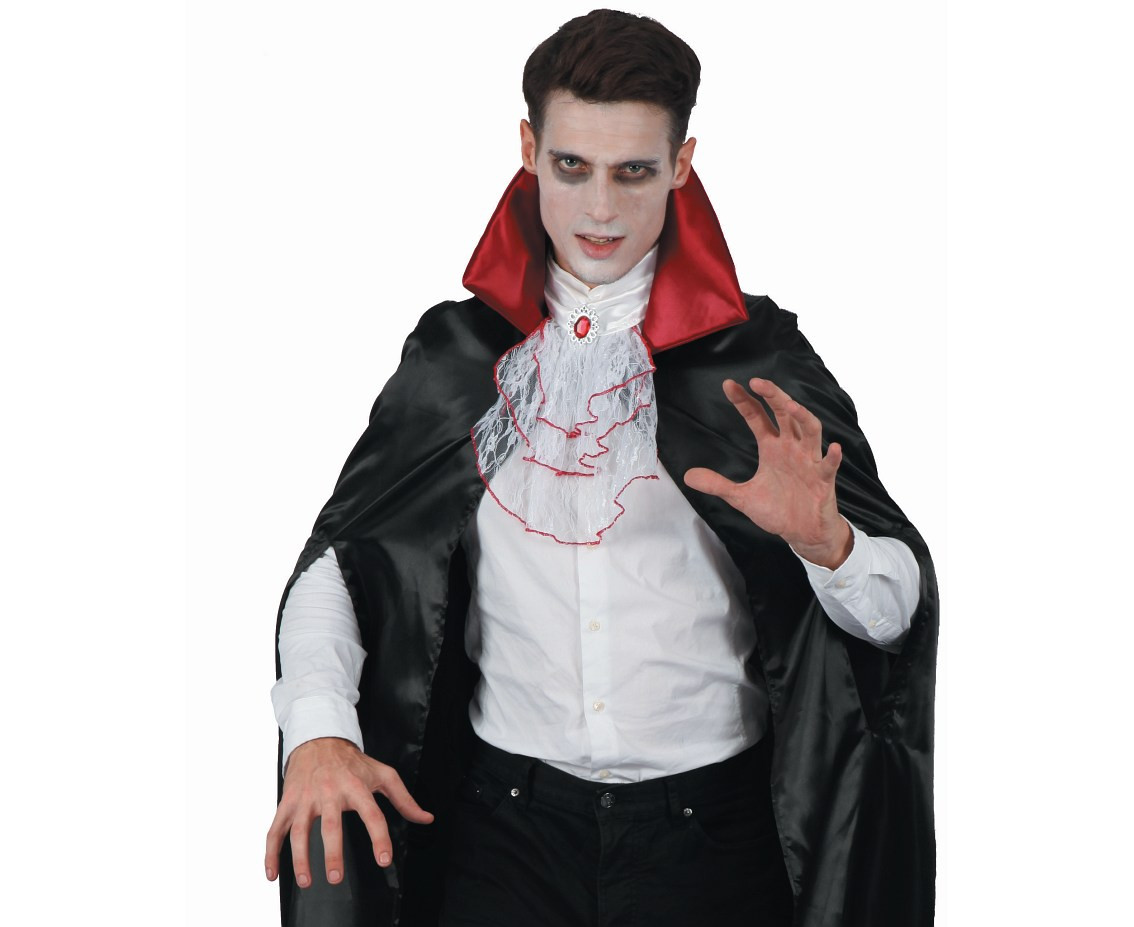 Role play-set for adult Thirsty Vampire (cape, jabot), size 52